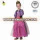 A girl princess dress Purple party fancy dress for children kids princess dress